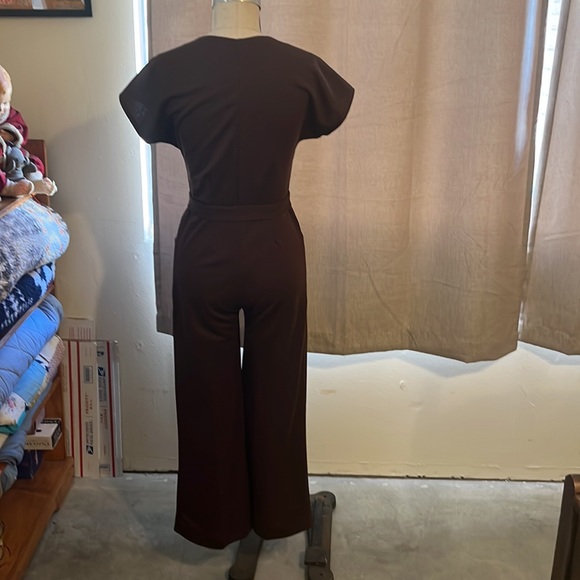 Groovy Mr Brownstone polyester jumpsuit. - Picture 2 of 15